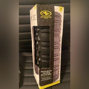 Athletic Works Rechargeable Vibrating Muscle Roller - Gray